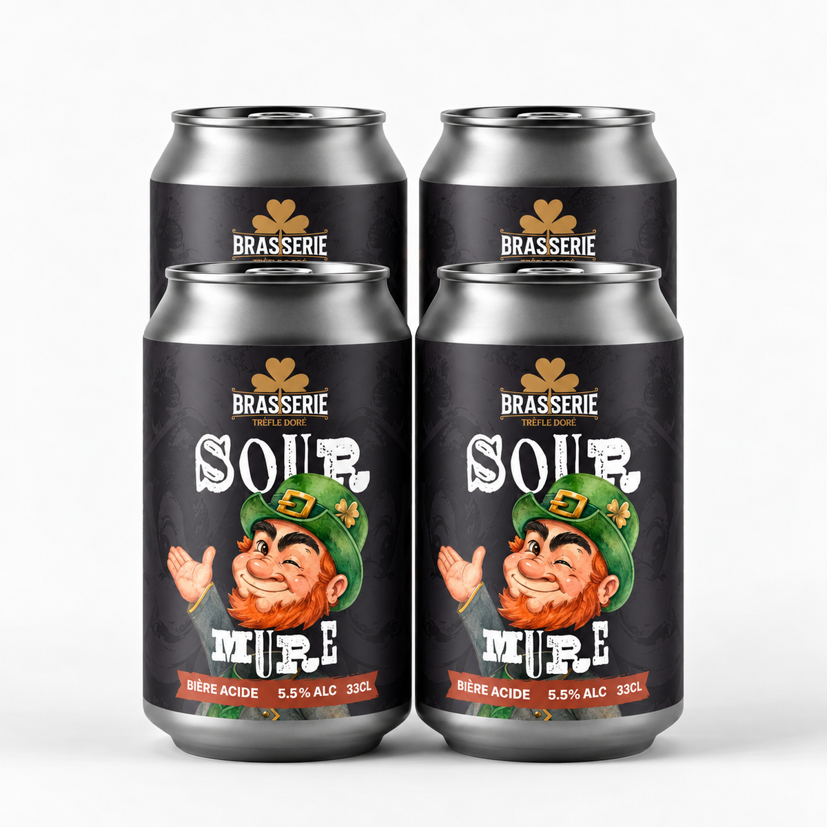 Bière Sour Mûre Rhubarbe