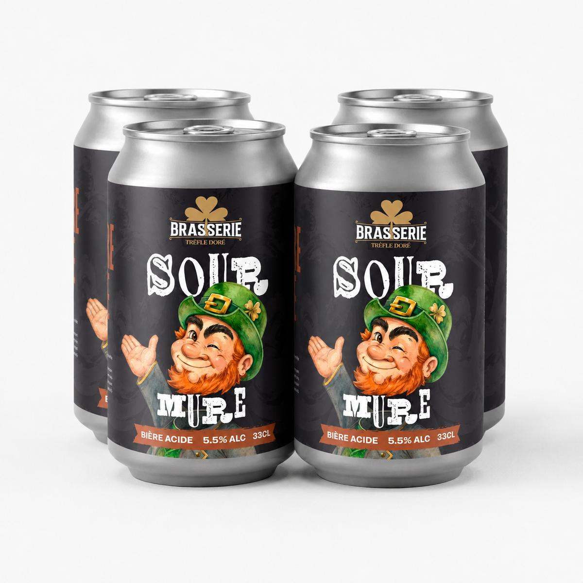 Bière Sour Mûre Rhubarbe