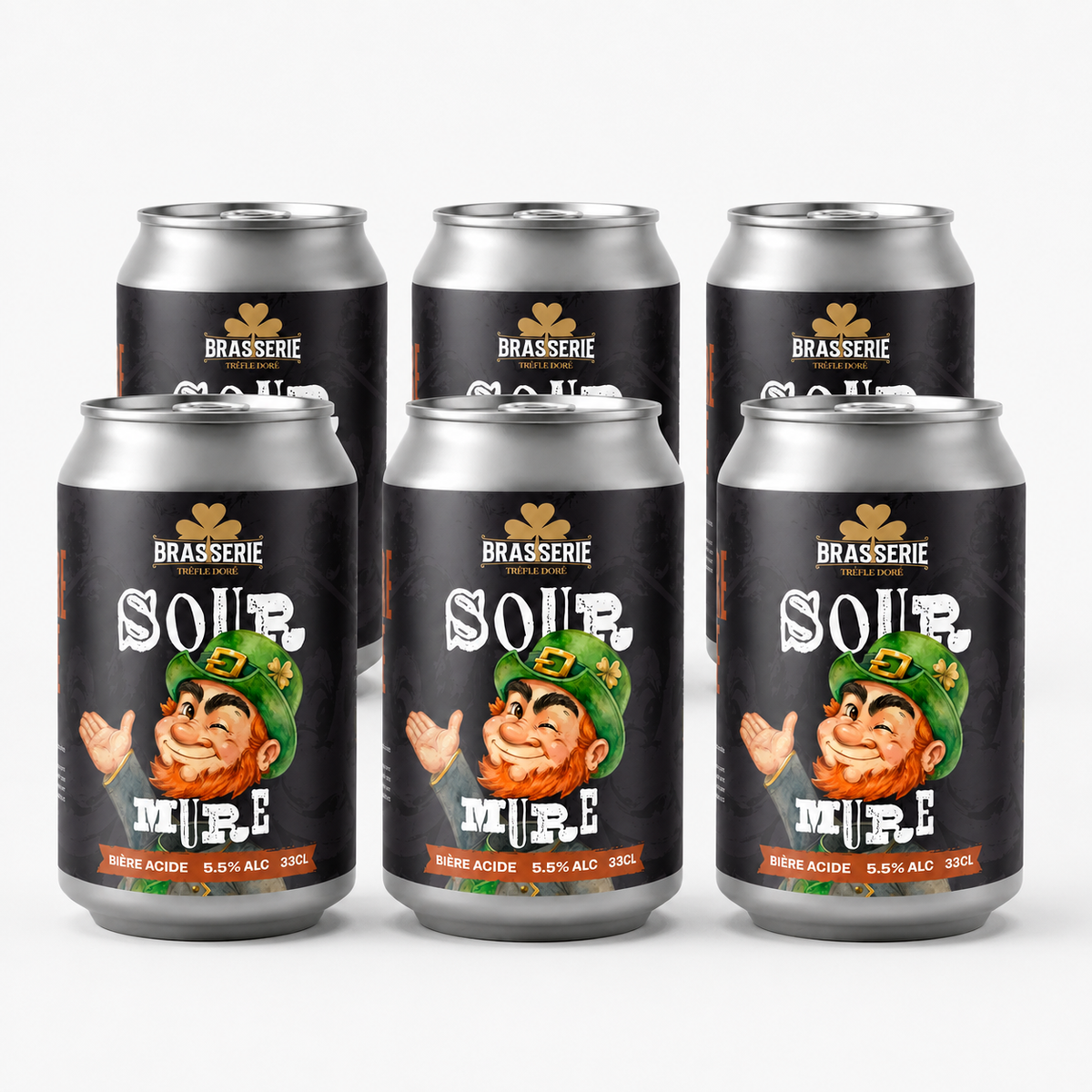Bière Sour Mûre Rhubarbe