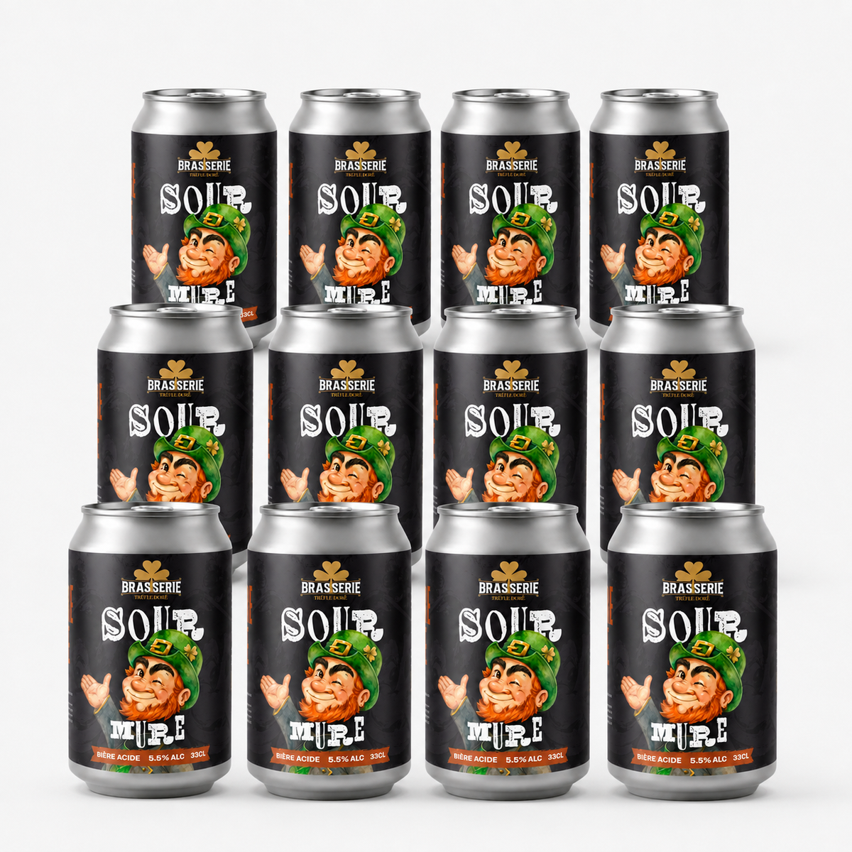 Bière Sour Mûre Rhubarbe