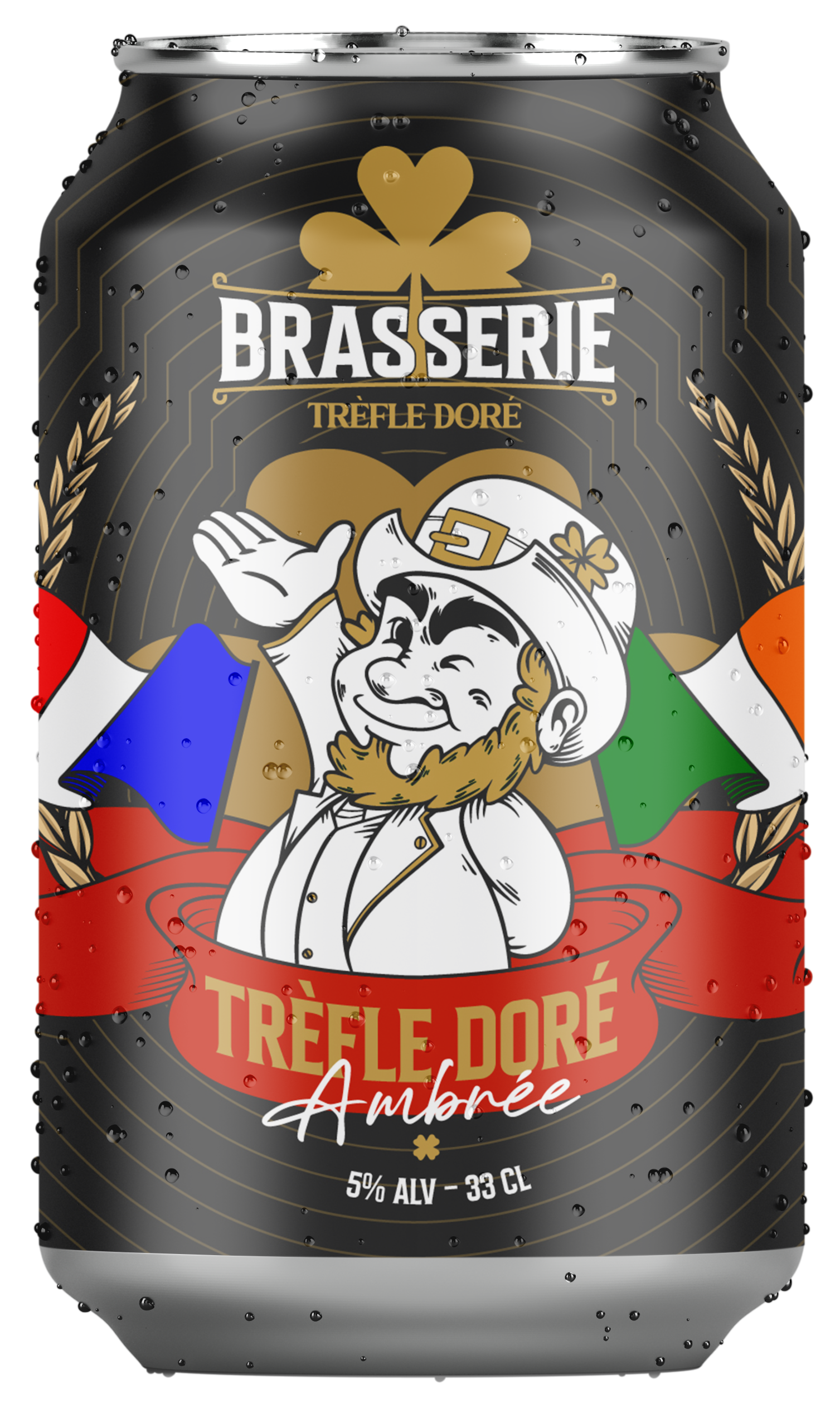 Bières AMBREE artisanales français - Brasserie du Trèfle doré