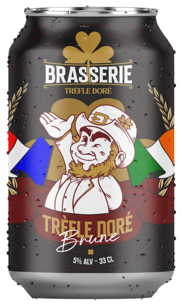 Bières BRUNE artisanales français - Brasserie du Trèfle doré