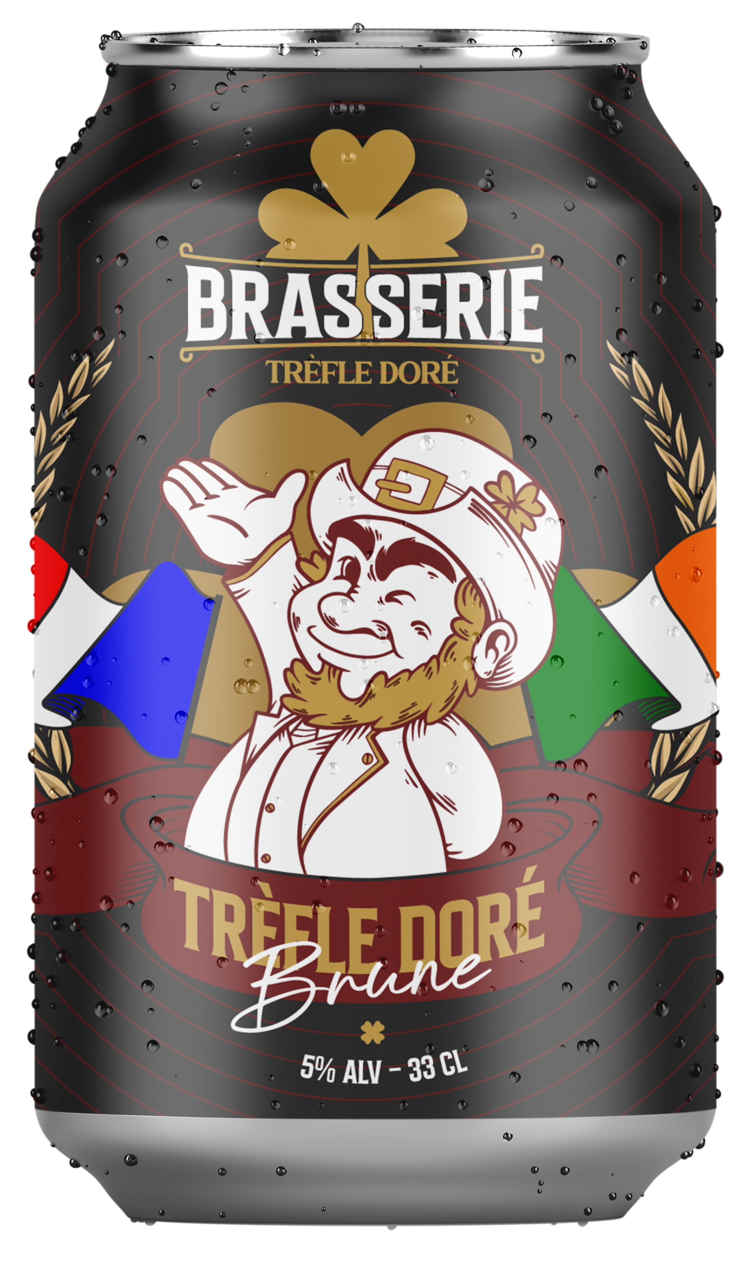 Bières BRUNE artisanales français - Brasserie du Trèfle doré
